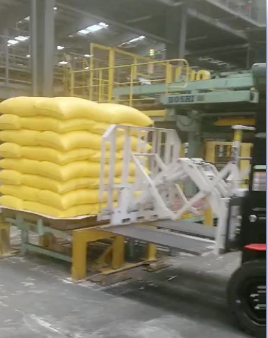 Εξάρτημα ώθησης έλξης περονοφόρου οχήματος Χρήση κατά τη χρήση λιπασμάτων